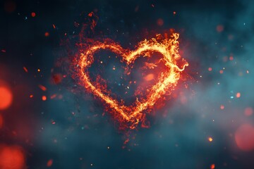 Heart icon on minimalist backdrop for love stories, wellness branding, and relationship visuals