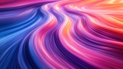 abstract colorful flowing waves, ideal for backgrounds and modern designs