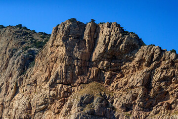 rocks in the mountains