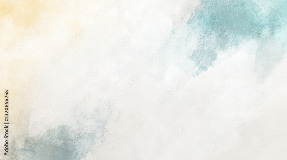 Poster Soft white canvas adorned with delicate pencil strokes creating an elegant abstract texture in a serene artistic space