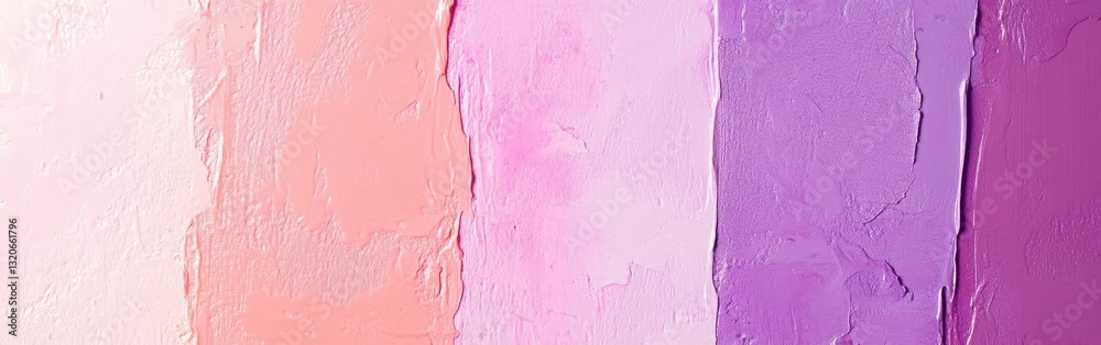 Aufkleber pastel lavender and pink color transitions blend harmoniously on a textured canvas