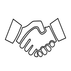 handshake icon vector illustration