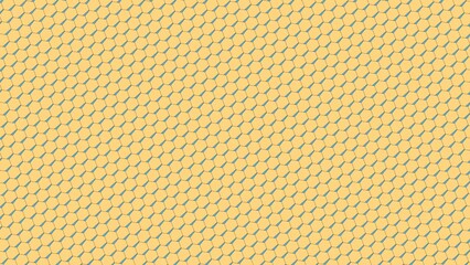 Yellow color hexagonal shape modern geometrical background 4K