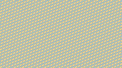 Yellow color hexagonal shape modern geometrical background 4K