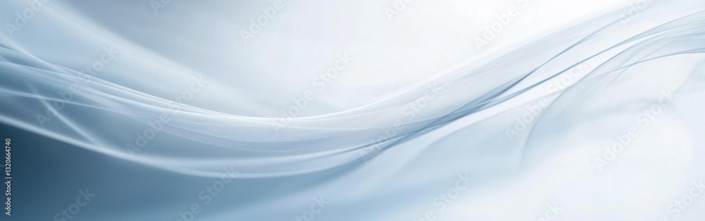 Poster soft blue hues blend together creating an elegant atmosphere through delicate pencil strokes in a se