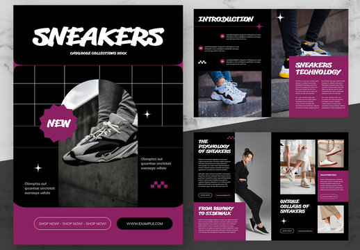 Purple And Black Sneakers Catalog