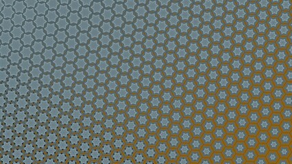Abstract geometric background - Hexagonal mosaic with paste gradient background 4K