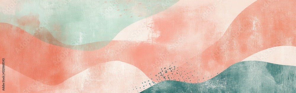 Leinwandbilder abstract pencil strokes form repeated shapes in soft pastel colors creating a harmonious design