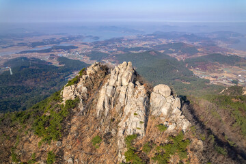 충남 서산군 팔봉산의 가을