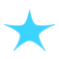 Fototapeta premium Star shape icon
