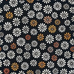 a vibrant and colorful pattern  of various flowers 