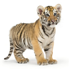 Fototapeta premium Tiger Cub. PNG.