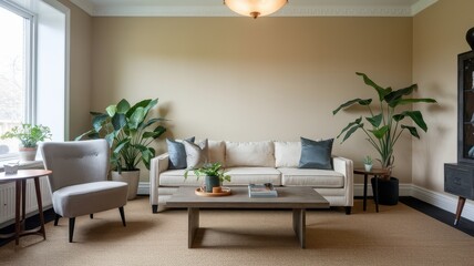 Serene Living Room Interior Design