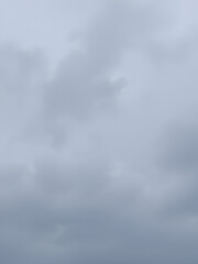 Fototapeta premium gray clouds densely cover the sky
