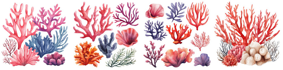 Vibrant and Diverse Coral Reef Underwater Scene Showcasing the Beauty and Complexity of Marine Ecosystems  Colorful Corals Sponges and Other Aquatic Organisms Create a Stunning Natural Landscape