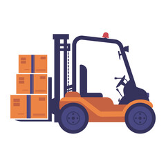 Forklift Illustration