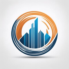Fototapeta premium modern new logo or icon suitable as cover or banner 