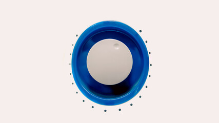 electronic switch on white background isolated close up