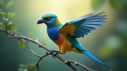 Fototapeta premium Birds PNG background