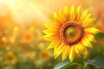 Obraz premium sunflower, Generative AI 