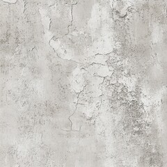 Obraz premium Distressed Concrete Wall Surface Gray Texture Background Cement Plaster Cracked Weathered Construction Material Seamless Pattern Loft Style Backdrop