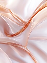 Obraz premium Abstract Beige and Rose Gold Fabric Texture