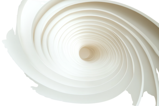 Abstract Architectural Spiral Design