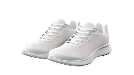 Pair of White Sneakers for Lifestyle Branding