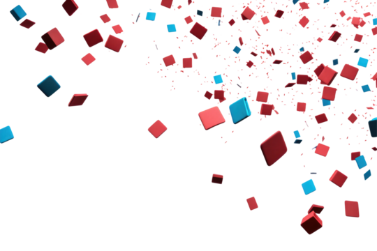 on transparent background