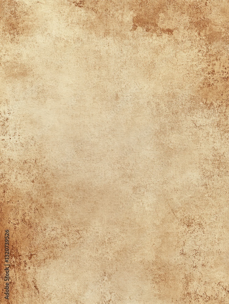 Poster antique parchment texture background with warm vintage tone canvas old paper surface graphic element