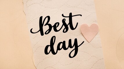 Best Day Ever: A Heartfelt Message of Happiness and Joy
