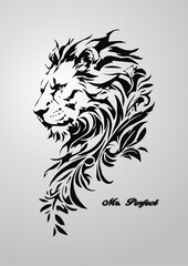 Majestic Lion Vector Art  Strength and Elegance