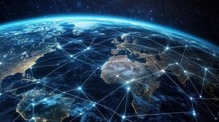 A holographic display of global data flow and interconnected networks for big data processing