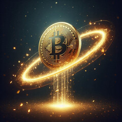 Bitcoin gold icon