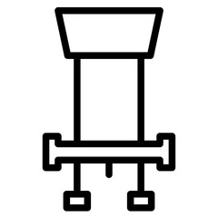 Fototapeta premium Router Tools Workshop Line Icon