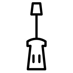 Tool Worker Handle Line Icon