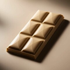 white chocolate bar realistic portrait