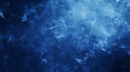 Fototapeta premium Abstract blue texture with soft gradients and patterns resembling fog or smoke.