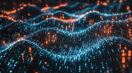 A 3D rendered cybersecurity theme with a digital shield and binary numbers flowing in the background.