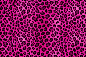 Bold Pink Leopard Print: Abstract Animal Skin Texture for Fashion & Textile Design