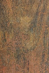 Closeup of old rusty metal background or texture.