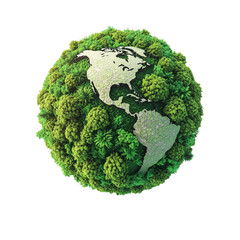 three-dimensional earth ecosystem forest environment