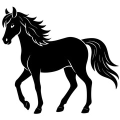Horse vector shilhouette Icon.