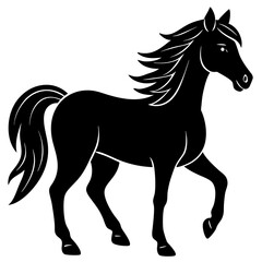 Horse vector shilhouette Icon.