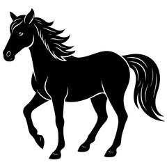 Horse vector shilhouette Icon.