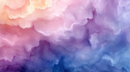 Fototapeta premium Abstract ethereal cloud-like texture, soft pastel hues, blending colors