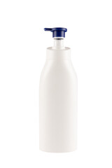 Moisturizer bottle dispenser isolated no background cutout
