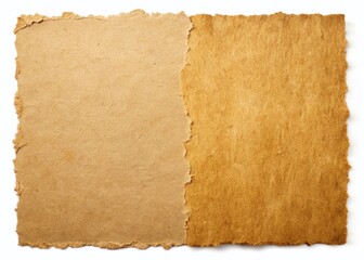 Fototapeta premium Brown Paper Texture and Cardboard Background with Copy Space - Rustic Craft Design