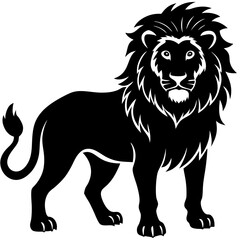 Lion vector shilhouette Icon.