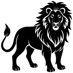 Lion vector shilhouette Icon.